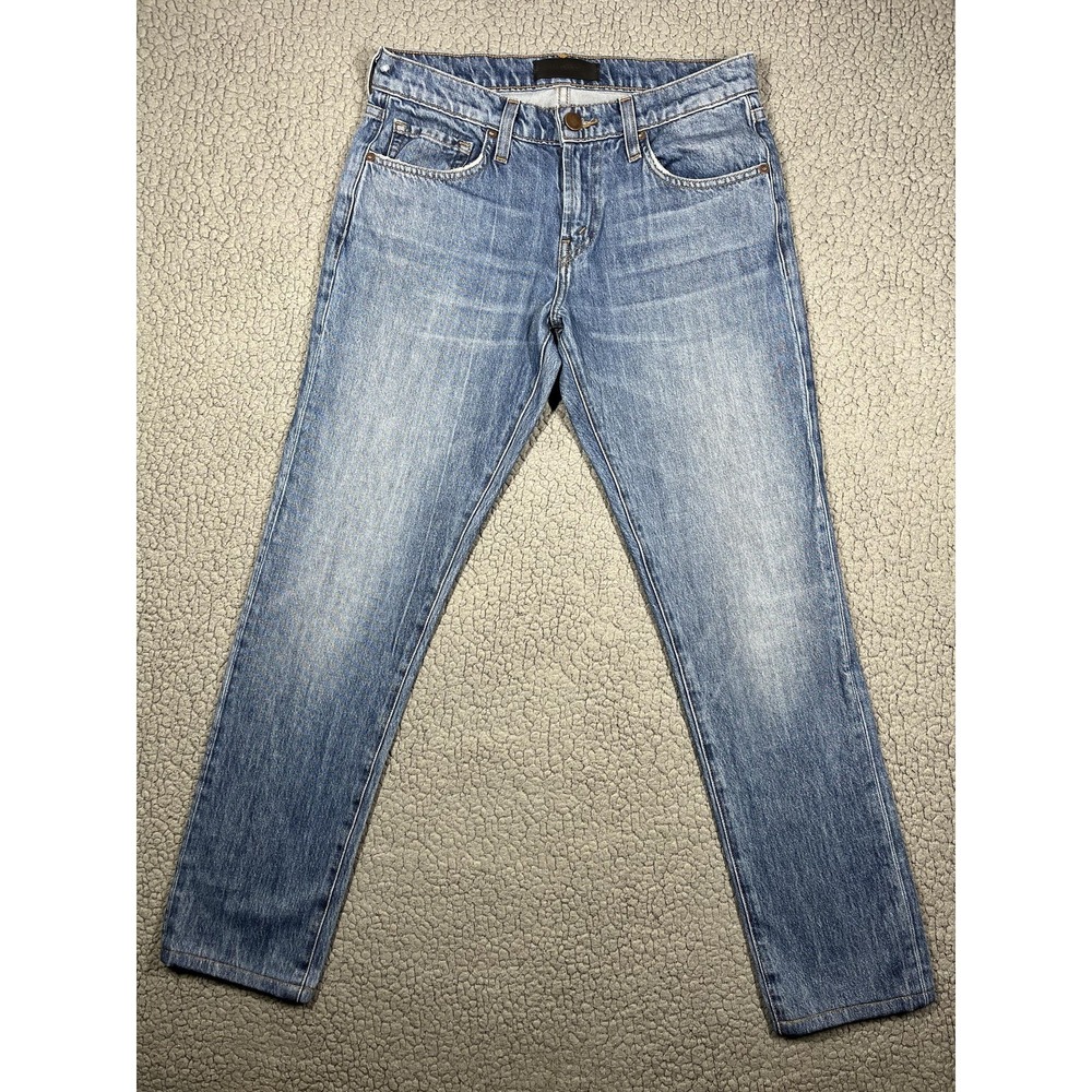 J Brand Jeans Mens 29 Blue Tyler Taper Light Wash Tapered Leg Denim Made USA
